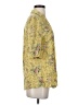 Blue Bird Yellow 3/4 Sleeve Blouse Size S - photo 4