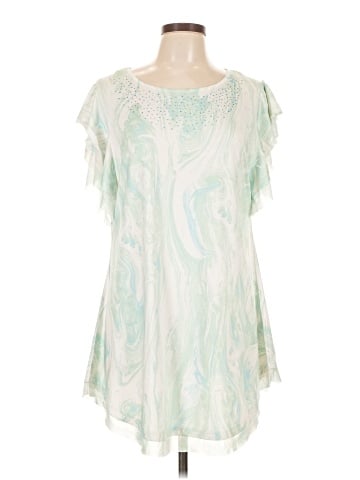 Indigo Soul Short Sleeve Blouse (view 1)