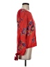 Eyeshadow 100% Rayon Red Long Sleeve Blouse Size S - photo 4