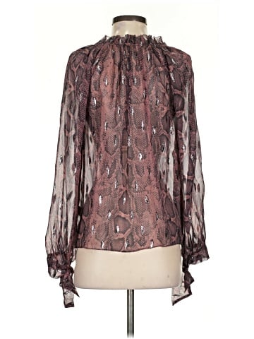 Rebecca Taylor Long Sleeve Silk Top (view 2)