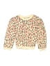 Derek Heart 100% Polyester Animal Print Gold Pullover Sweater Size 10 - photo 1