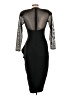 Betsy & Adam 100% Polyester Black Cocktail Dress Size 11 - 12 - photo 2