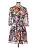 Saloni 100% Polyester Floral Pink Cocktail Dress Size 8 - photo 1