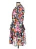Saloni 100% Polyester Floral Pink Cocktail Dress Size 8 - photo 5