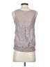 Blue Bird Gray Tan Sleeveless Blouse Size S - photo 2