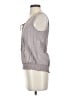 Blue Bird Gray Tan Sleeveless Blouse Size S - photo 5