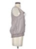 Blue Bird Gray Tan Sleeveless Blouse Size S - photo 4