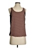 Ann Taylor LOFT 100% Polyester Brown Tank Top Size S - photo 1