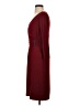 Chaps Solid Burgundy Cocktail Dress Size S - photo 5