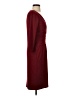 Chaps Solid Burgundy Cocktail Dress Size S - photo 4