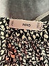 MNG Black 3/4 Sleeve Blouse Size 8 - photo 4