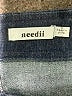 Needii 100% Cotton Solid Blue Denim Skirt Size S - photo 4
