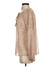 Mystree Tan Long Sleeve Blouse Size S - photo 5