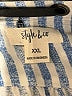 Style&Co 100% Polyester Blue Long Sleeve Blouse Size XXL - photo 7