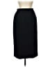 Pendleton 100% Virgin Wool Solid Black Wool Skirt Size 6 - photo 1