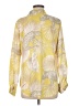 Unbranded 100% Polyester Floral Yellow Long Sleeve Blouse Size M - photo 2
