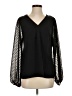 Andree by UNIT Black Long Sleeve Blouse Size S - photo 1