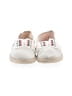 Roxy Stripes Gray Ivory Sneakers Size 6 - photo 2
