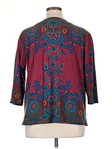 MULTIPLES 3/4 Sleeve Blouse (view 2)