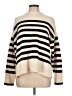 Zara Stripes Ivory Pullover Sweater Size L - photo 1