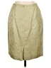 Talbots 100% Silk Tan Green Silk Skirt Size 8 - photo 2