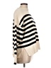 Zara Stripes Ivory Pullover Sweater Size L - photo 4