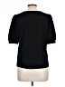 Ava James Black Short Sleeve Top Size L - photo 2