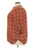 Cure 100% Polyester Plaid Orange 3/4 Sleeve Blouse Size 3X - photo 5