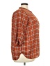 Cure 100% Polyester Plaid Orange 3/4 Sleeve Blouse Size 3X - photo 4