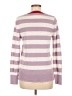 Time and Tru Stripes Purple Pullover Sweater Size 8 - photo 2
