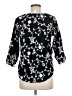 Kindred 100% Polyester Black 3/4 Sleeve Blouse Size M - photo 2