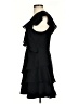 Parker 100% Polyester Solid Black Cocktail Dress Size 2 - photo 5