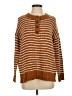 American Eagle Outfitters Stripes Brown Pullover Sweater Size S - photo 1