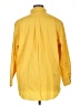 Unbranded Solid Yellow 3/4 Sleeve Button-Down Shirt Size XL - photo 2