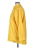 Unbranded Solid Yellow 3/4 Sleeve Button-Down Shirt Size XL - photo 5