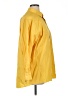 Unbranded Solid Yellow 3/4 Sleeve Button-Down Shirt Size XL - photo 4