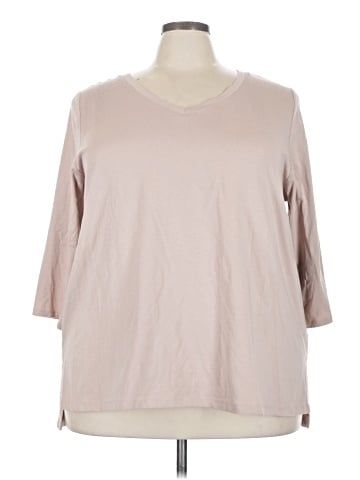 Jones New York 3/4 Sleeve T-Shirt (view 1)