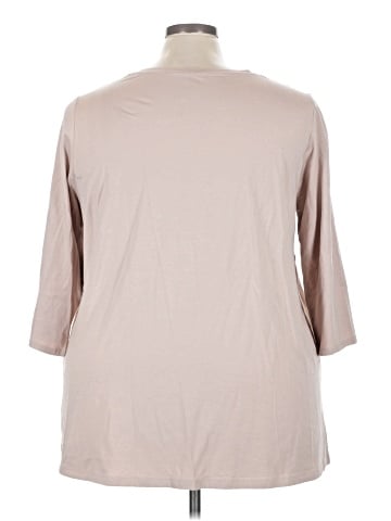 Jones New York 3/4 Sleeve T-Shirt (view 2)