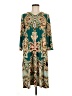 Chico's Paisley Green Casual Dress Size Med (1) - photo 1