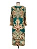 Chico's Paisley Green Casual Dress Size Med (1) - photo 2