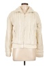 Athleta 100% Polyester Ivory Faux Fur Jacket Size XS - photo 1