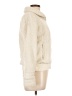 Athleta 100% Polyester Ivory Faux Fur Jacket Size XS - photo 4