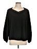 89th & Madison 100% Polyester Black Long Sleeve Blouse Size L - photo 1