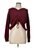 Zaful Burgundy Pullover Sweater Size L - photo 1