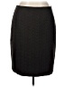 AKRIS Chevron-herringbone Black Brown Formal Skirt Size 16 - photo 1