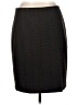 AKRIS Chevron-herringbone Black Brown Formal Skirt Size 16 - photo 2