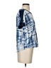Lucky Brand Blue Short Sleeve Top Size S - photo 4