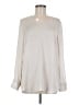CAbi 100% Polyester Ivory Long Sleeve Blouse Size M - photo 1