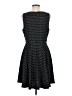 Elle Polka Dots Black Casual Dress Size M - photo 2