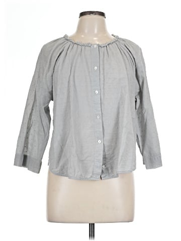 Raquel Allegra 3/4 Sleeve Button-Down Shirt (view 1)